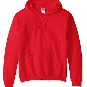 Red Gildan Hoodie